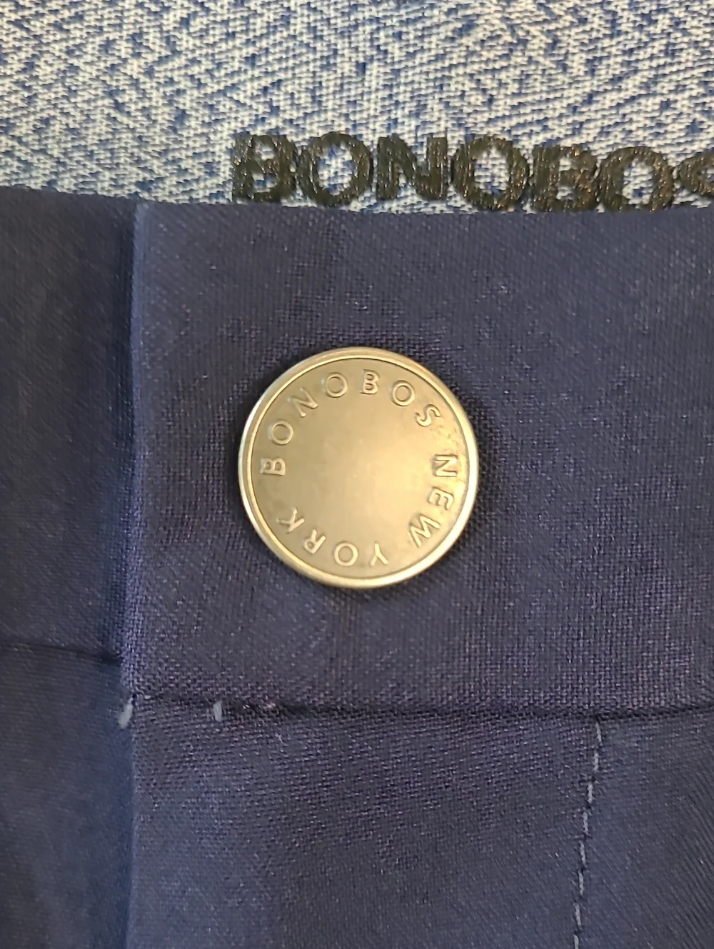 Bonobos New York Golf Slim Fit Royal Blue Chinos Size 35/32